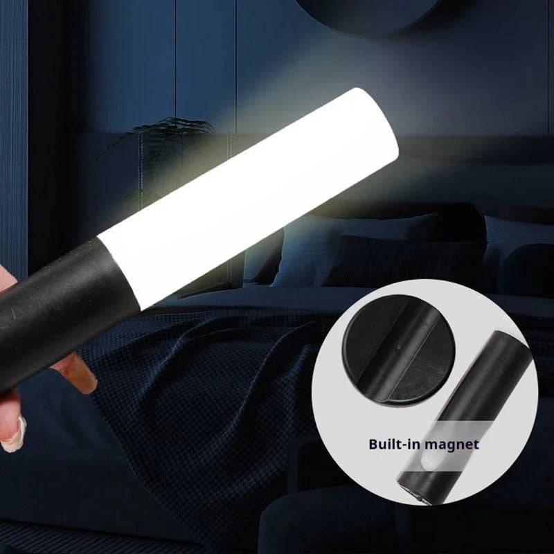 Illuminated magnetic stick light.