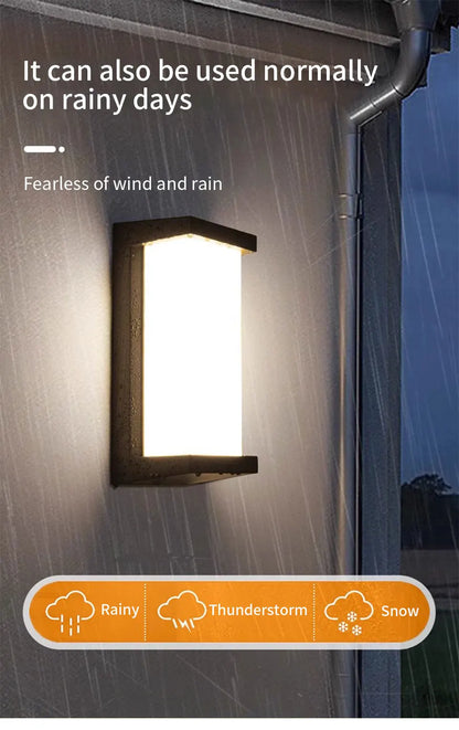 Motion Sensor Outdoor Wall Light - Waterproof Modern