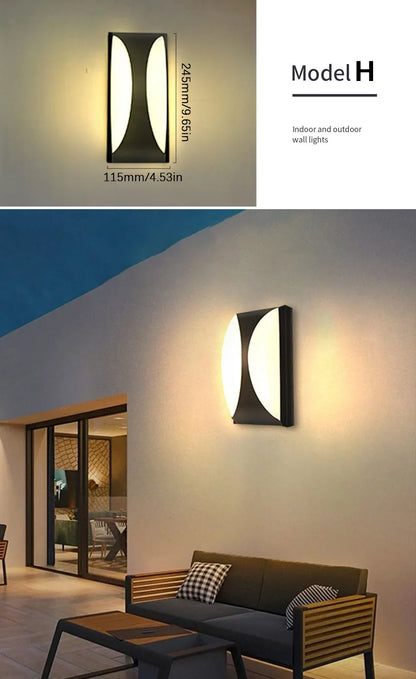 Motion Sensor Outdoor Wall Light - Waterproof Modern