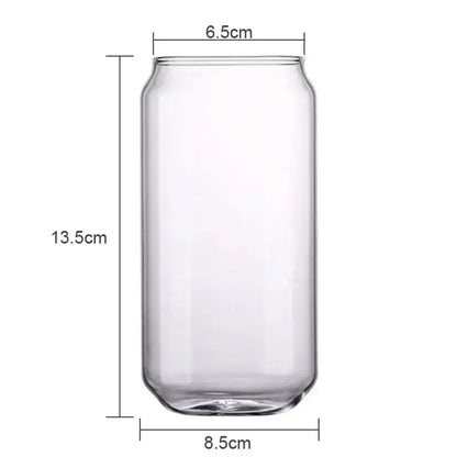 Clear glass motivational engraved shape beer glass cup 13.5cm high for dining room drinkware use