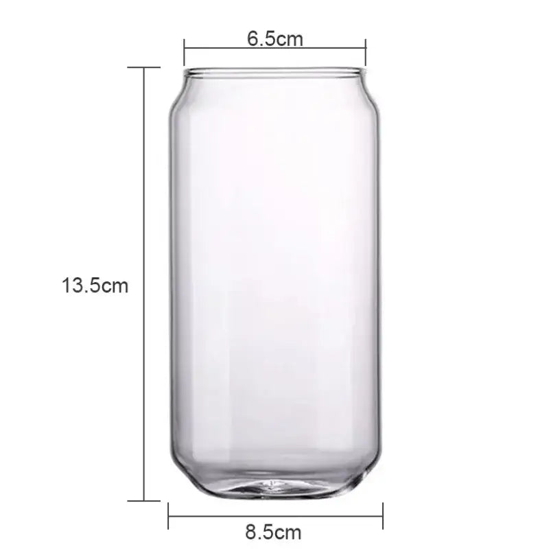 Clear glass motivational engraved shape beer glass cup 13.5cm high for dining room drinkware use