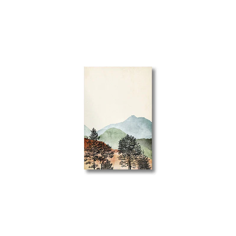Mountain Wall Art Set - Watercolor Landscape - CJ50084-2 / 50x70cm No frame