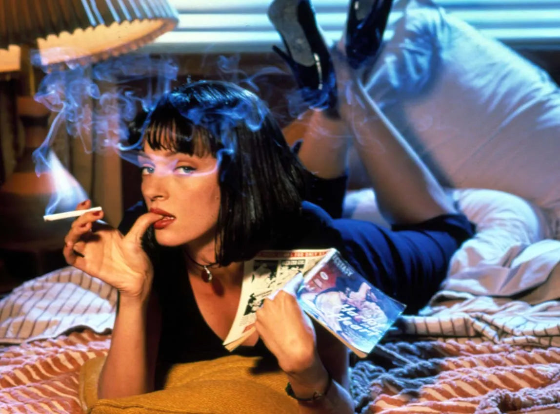 Movie Pulp Fiction Canvas Wall Art - Dark Khaki / 20x30cm No Frame - Posters