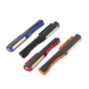 Set of four multicolor decorbites cob led flashlights with compact ergonomic design for garage work lighting