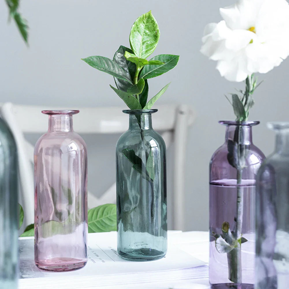 Multicolor European Glass Vase Decoration - Home Gift - Vase