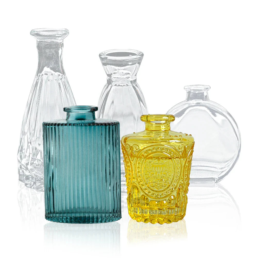 Multicolor European Glass Vase Decoration - Home Gift - Vase