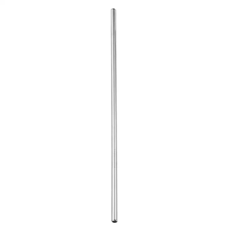 A sleek stainless steel reusable straw with polished finish from multicolor stainless steel reusable straws kitchen dining set