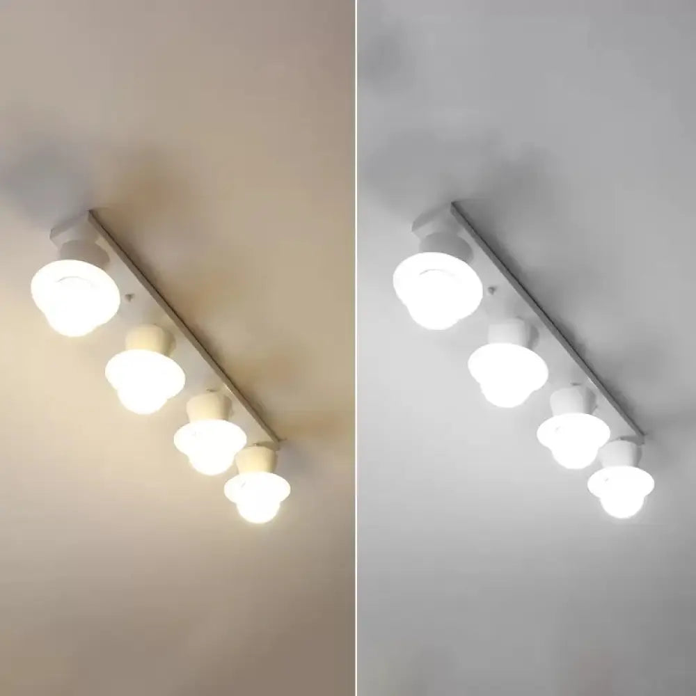 DecorBites™ DecorBites™ Mushroom Flush Mount Ceiling Light in White for Hallway Décor