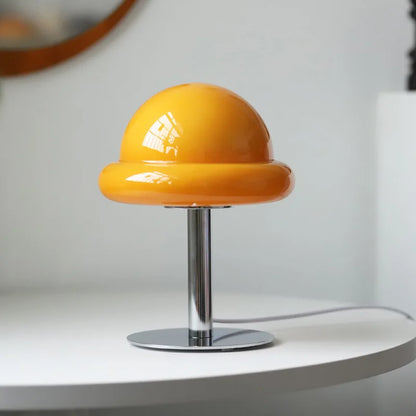 Mushroom Table Lamp Bauhaus Furniture - Orange
