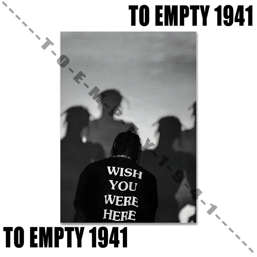 Music Album Covers Poster Set - 60X90cm Unframed / 6 - Posters