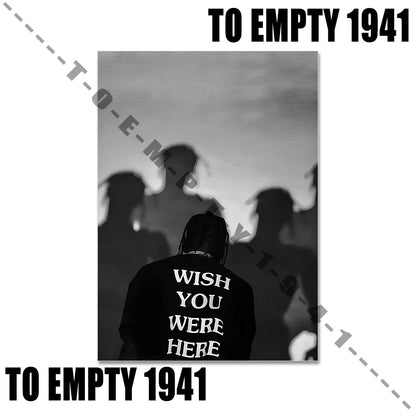 Music Album Covers Poster Set - 60X90cm Unframed / 6 - Posters