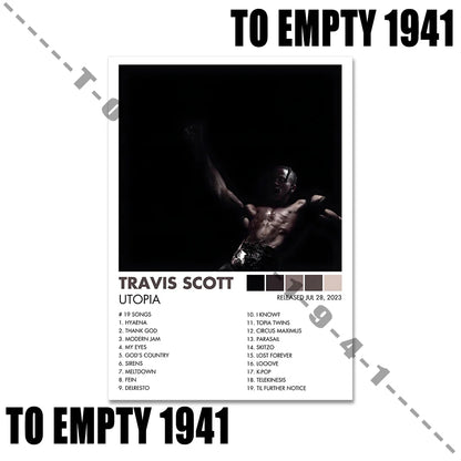 Music Album Covers Poster Set - 70X100cm Unframed / 1 - Posters