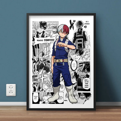 ’My Hero Academia Canvas Wall Art’ - P12 / 30x40cm No Frame - Posters