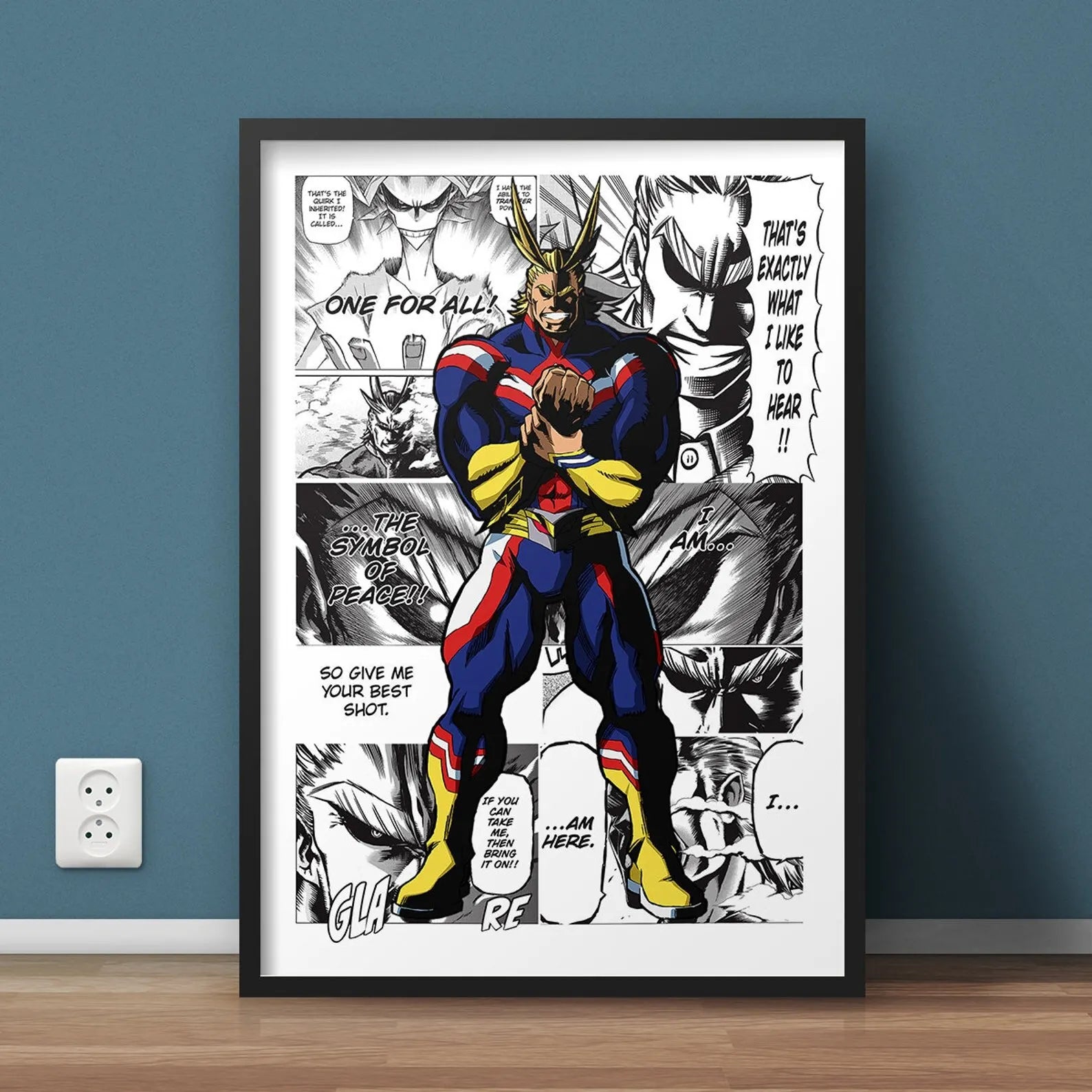 ’My Hero Academia Canvas Wall Art’ - P6 / 30x40cm No Frame - Posters