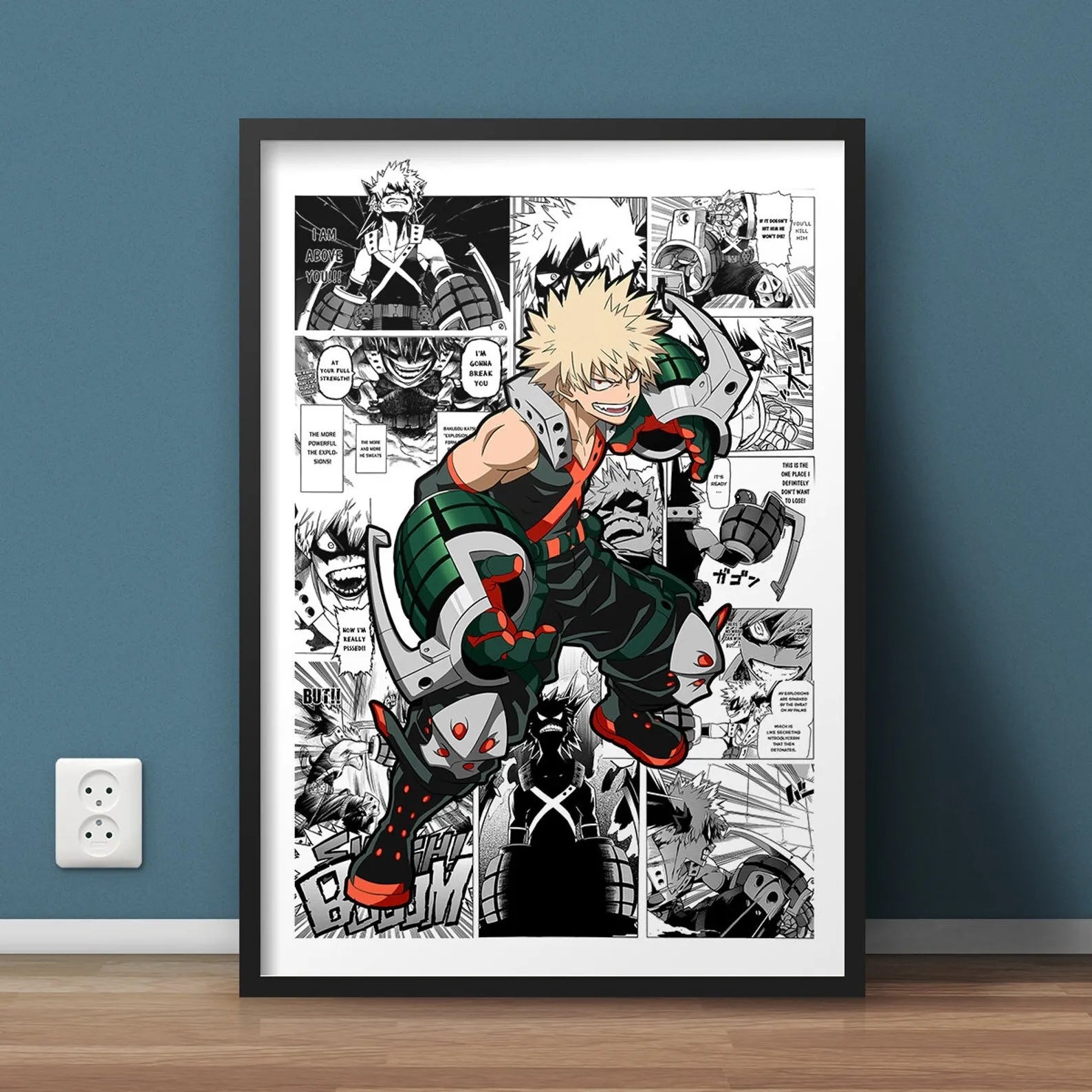 ’My Hero Academia Canvas Wall Art’ - P7 / 20x30cm No Frame - Posters