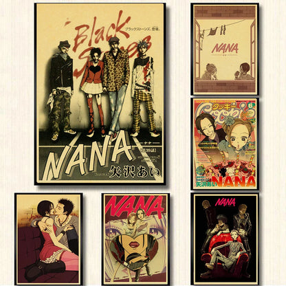 NANA Anime Kraft Paper Poster Set - Posters