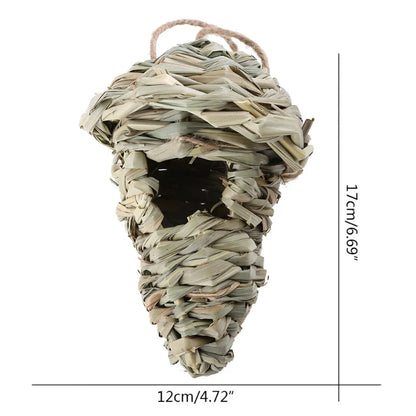 Natural Grass Bird Cage for Outdoor Decor - 426