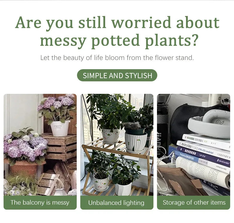 Natural Iron Plant Stand Holder - 4/5/6Layers