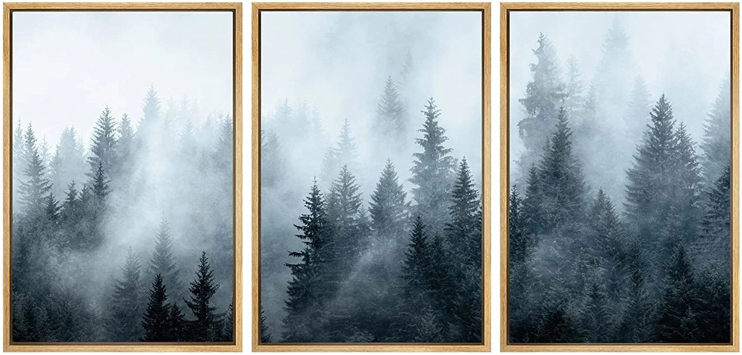 Nature Landscape Canvas Print Set for Home - 3pcs-01 / 20x30cm - Posters