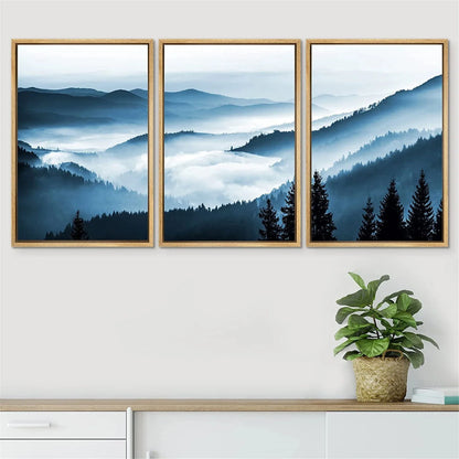 Nature Landscape Canvas Print Set for Home - Posters