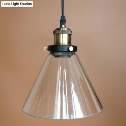 Nautical Glass Pendulum Pendant Light for Dining Room Suspension