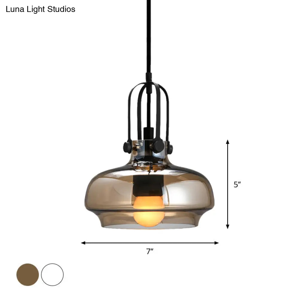 Nautical Suspension Light with 1 Head - Multiple Sizes and Finishes Available