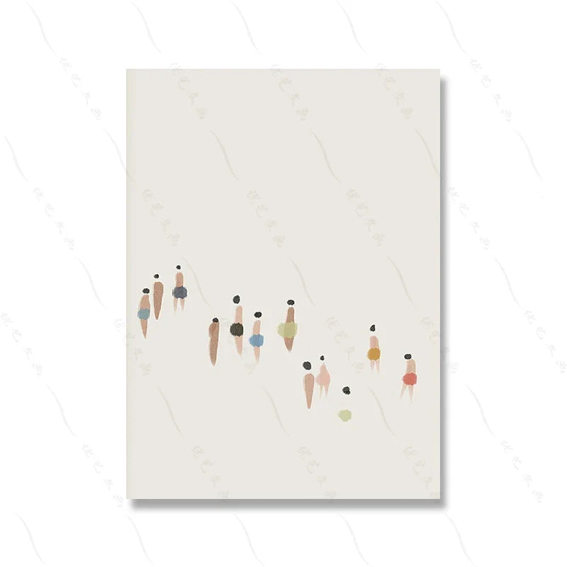 Neutral Canvas Triptych Wall Art Set - 1 / 50x75cm No Frame / CHINA - Posters