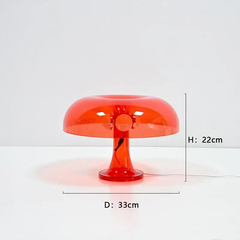 New Led Mushroom Table Lamp for Hotel Bedroom Bedside Living Room Decoration Lighting Modern Minimalist Creativity Desk