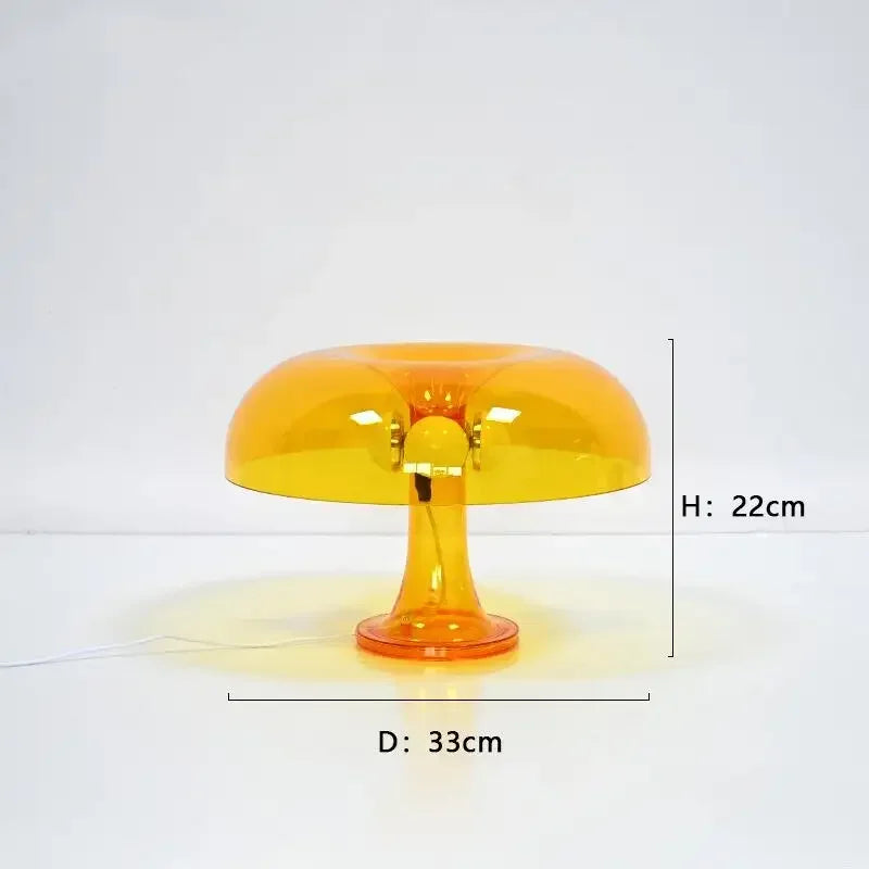 New Led Mushroom Table Lamp for Hotel Bedroom Bedside Living Room Decoration Lighting Modern Minimalist Creativity Desk
