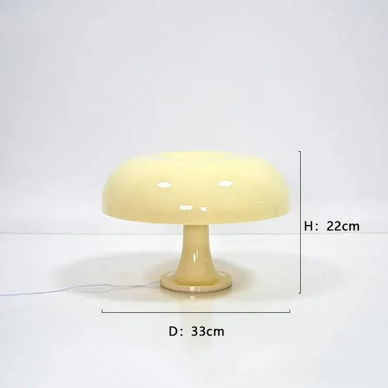 New Led Mushroom Table Lamp for Hotel Bedroom Bedside Living Room Decoration Lighting Modern Minimalist Creativity Desk