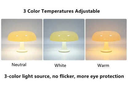 New Led Mushroom Table Lamp for Hotel Bedroom Bedside Living Room Decoration Lighting Modern Minimalist Creativity Desk
