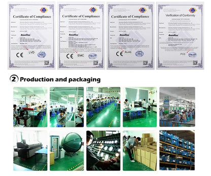 Four official compliance certificates with logos ce emc rohs fcc for noguchi pendant light shop hanging light dining room lantern light