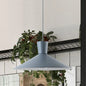 Nordic 1-Light Cone Pendant with Pink/Blue/Grey Down Lighting - Stylish Metal Hanging Light