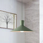 Nordic 1-Light Cone Pendant with Pink/Blue/Grey Down Lighting - Stylish Metal Hanging Light