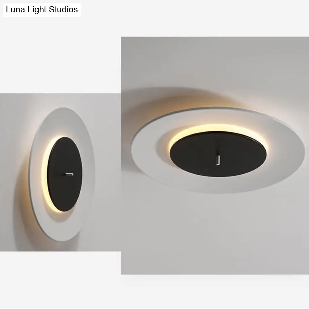 DecorBites™ DecorBites™ Nordic Acrylic Circle Flush Light: Stylish Ceiling Fixture for Bedrooms
