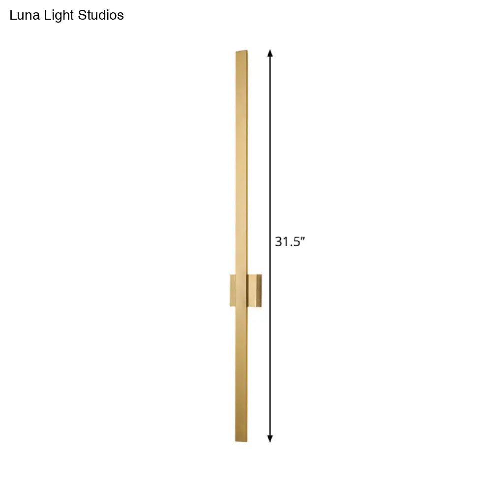 DecorBites™ DecorBites™ Nordic Acrylic LED Wall Light Sconce - Gold, 23.5"/31.5" Wide - Warm/White Light
