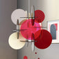 Nordic Acrylic Pendant Light with Colorful Disc Ceiling Fixture