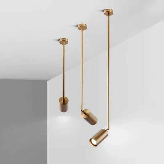 Nordic Adjustable Black or Brass Pendant Light - Decorbites