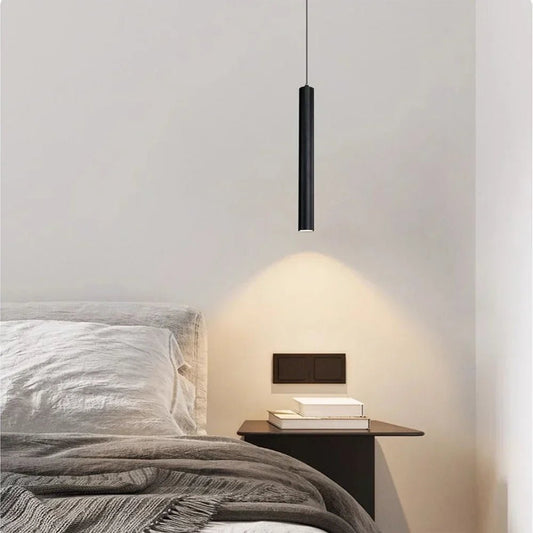 Nordic Black Double Cylinder Pendant Light - Decorbites