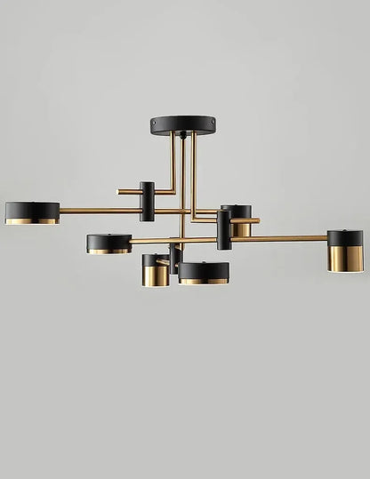 Nordic Black Gold Pendant Light for Home Decor - Chandelier