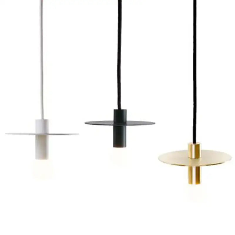Nordic black iron pendant light with minimalist white black and gold cylindrical shades for dining room decorbites iron pendant
