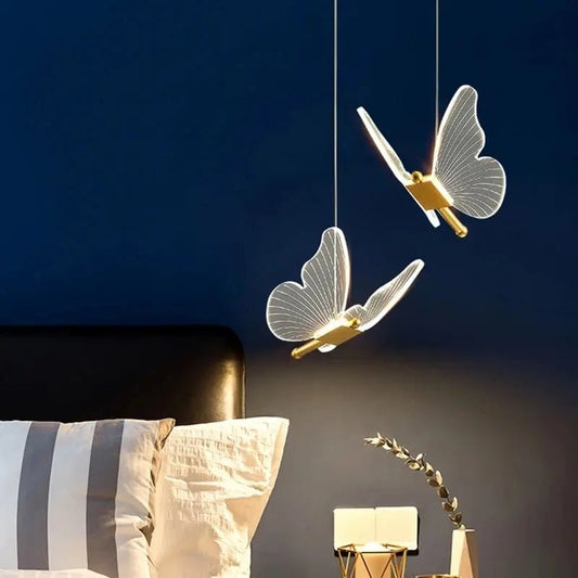 Nordic Butterfly Metal Pendant Light - Decorbites