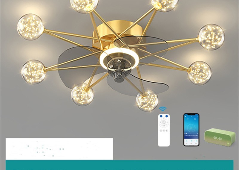 Starry Ceiling Fan Light