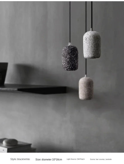 Nordic Cement Pendant Lamp - Industrial Style Lighting