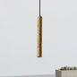 Nordic Cement Tube Pendant Light - 1 Light, Yellow/Blue/Green - 12"/21.5"H