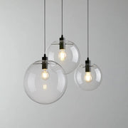Nordic Clear Glass Globe Pendant Light - Decorbites