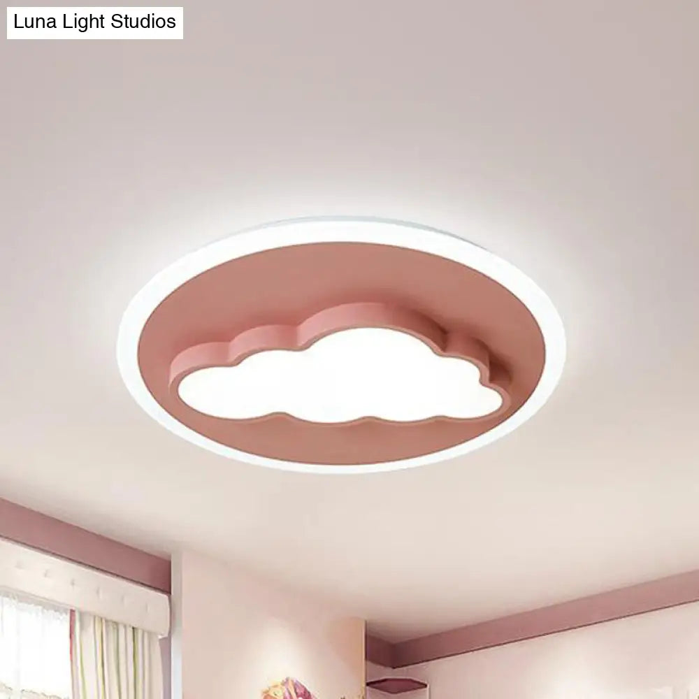 DecorBites™ DecorBites™ Nordic Cloud Metal Ceiling Lamp - Flush Mount for Child's Bedroom