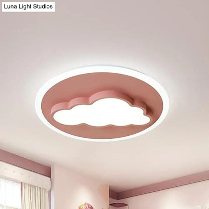 DecorBites™ DecorBites™ Nordic Cloud Metal Ceiling Lamp - Flush Mount for Child's Bedroom