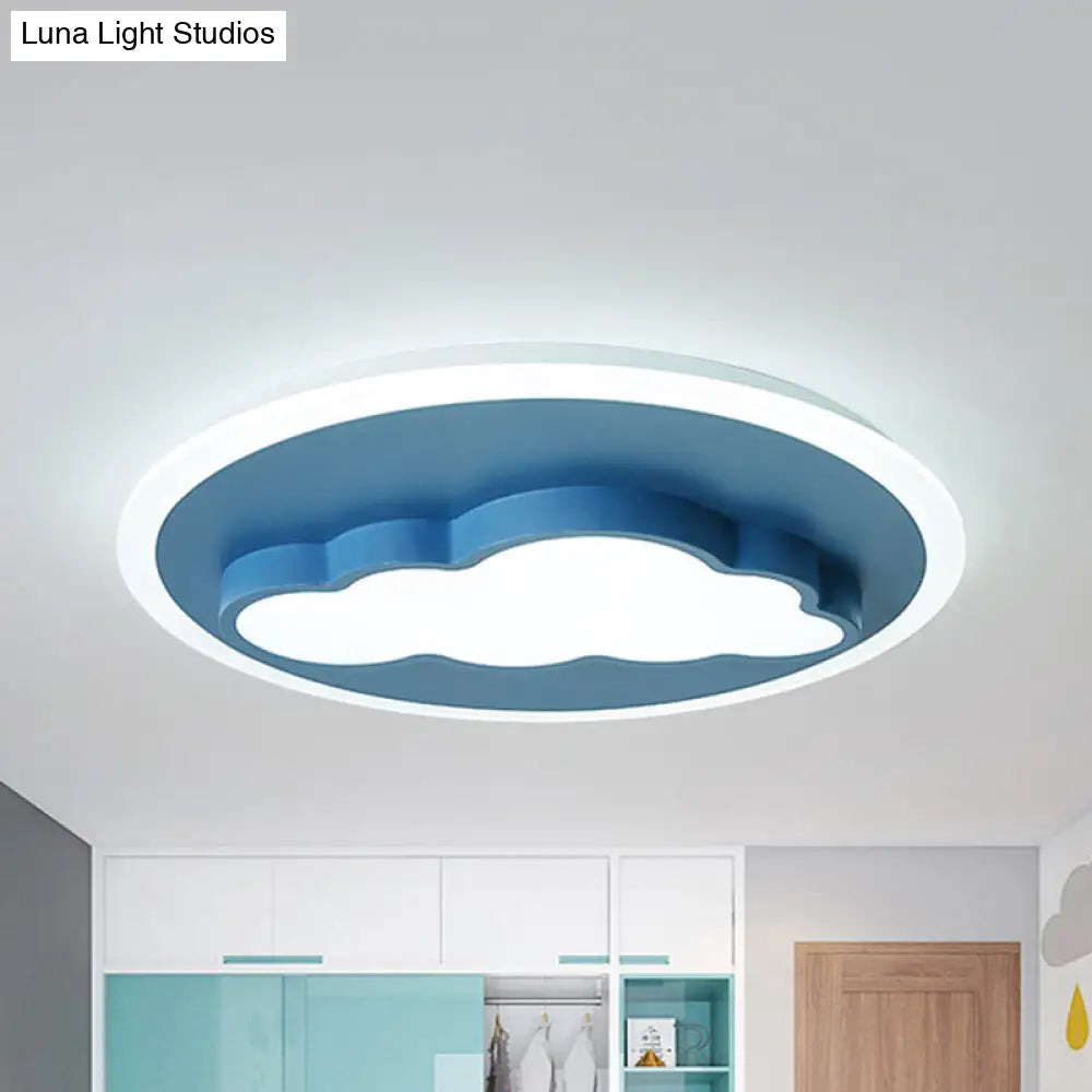 DecorBites™ DecorBites™ Nordic Cloud Metal Ceiling Lamp - Flush Mount for Child's Bedroom