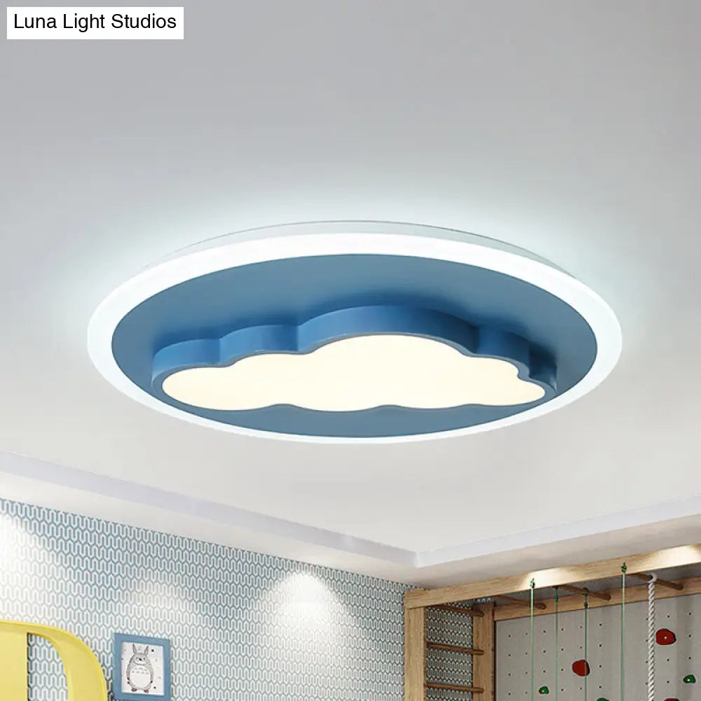 DecorBites™ DecorBites™ Nordic Cloud Metal Ceiling Lamp - Flush Mount for Child's Bedroom